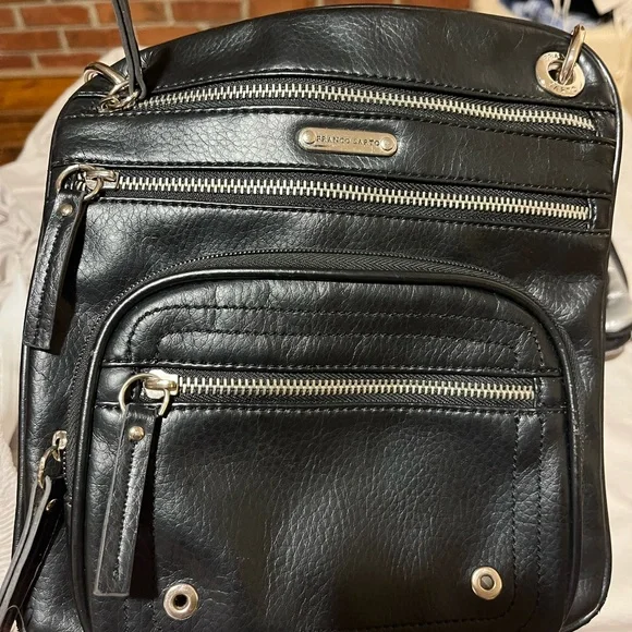 Franco Sarto | Bags | Franco Sarto Black Backpack With 